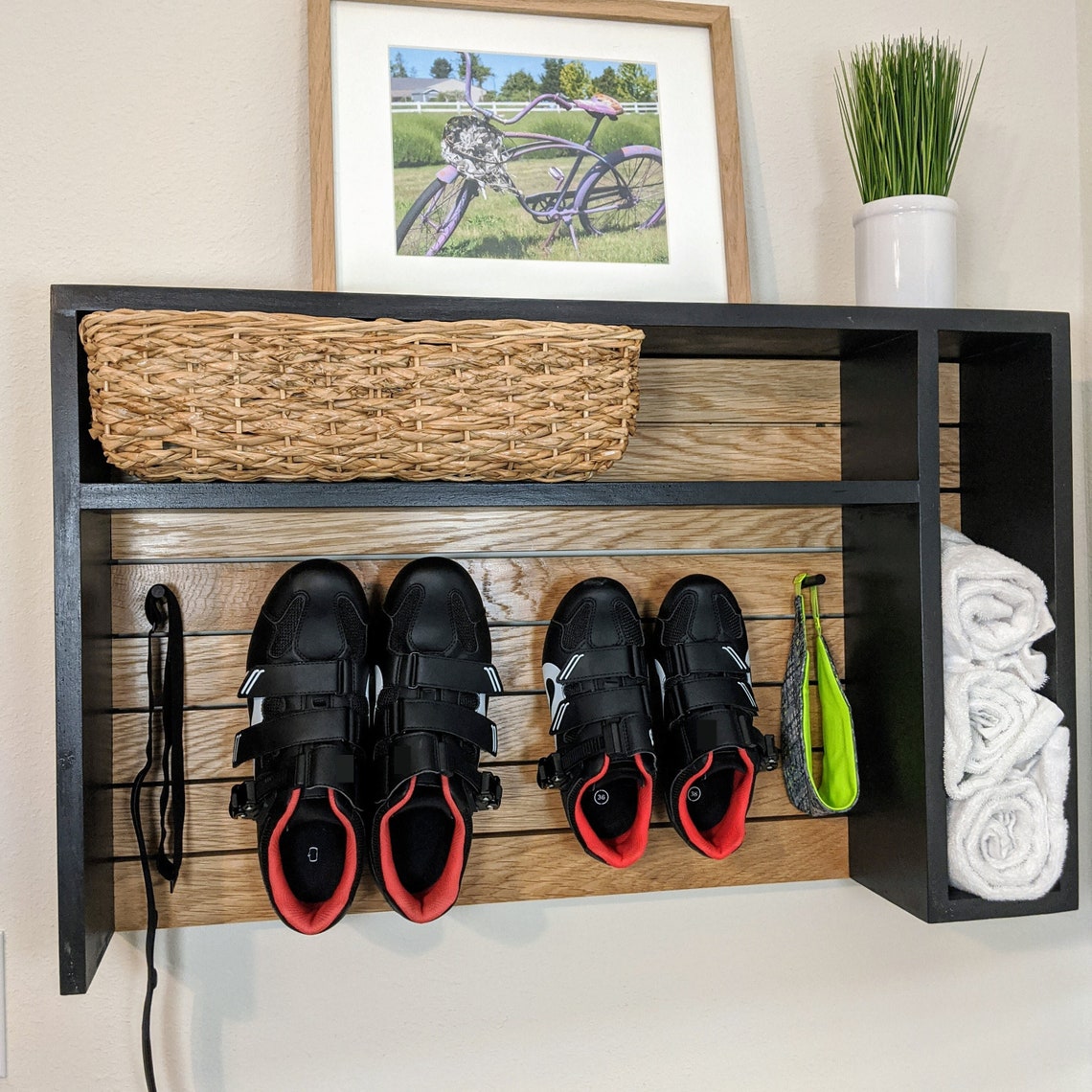 DIGITAL PLANS Modern Exercise Bike Shoe Rack W/ Towel and - Etsy