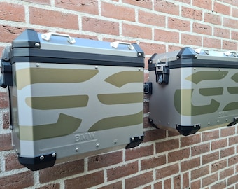 Organize your BMW Adventure with Aluminum Case Wall Mounts for BMW motorrad R and F series - 1200 | 1250 | 750 | 850