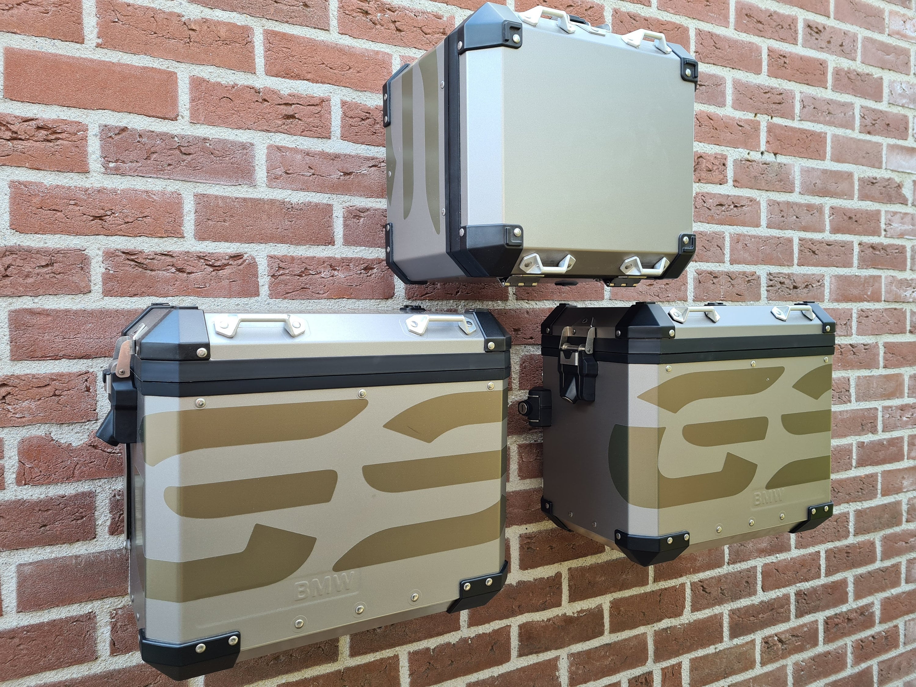 Wall mounting kit Aluminum luggage set BMW R 1200 1250 GS LC