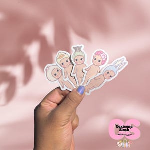 Kawaii Pastel Sonny Angel Stickers: Glossy Laptop Decals