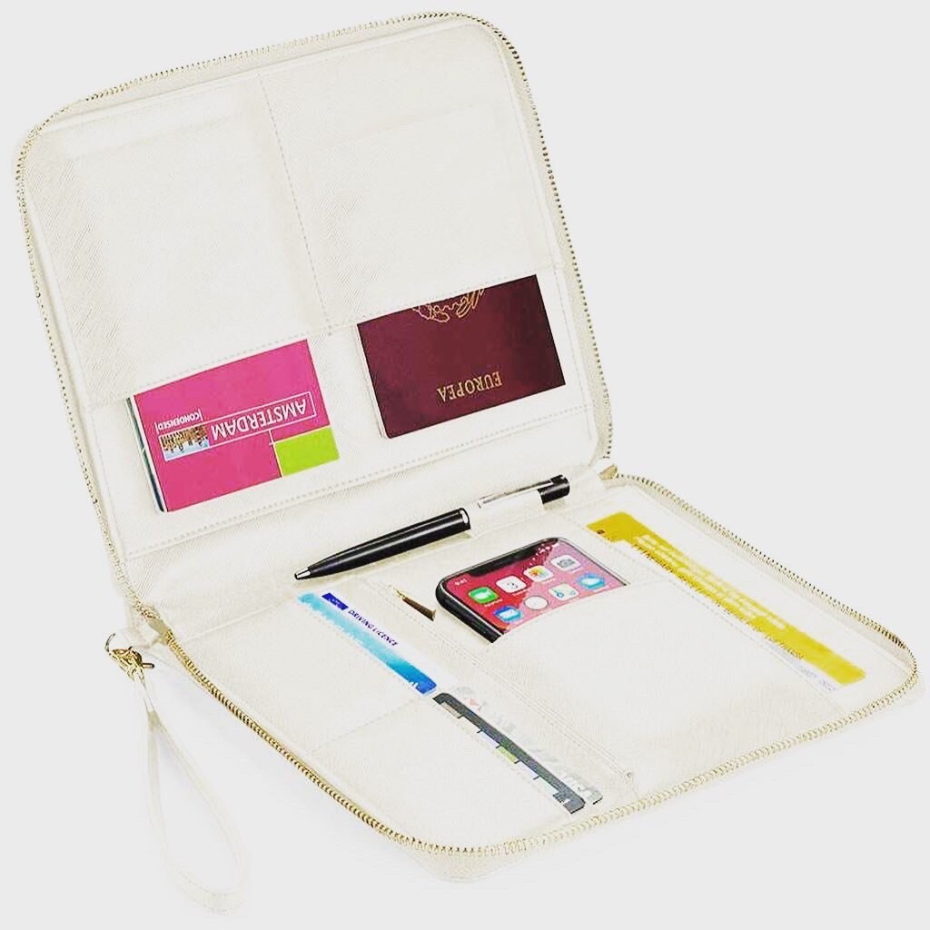 Personalised Travel Document Organiser Etsy UK