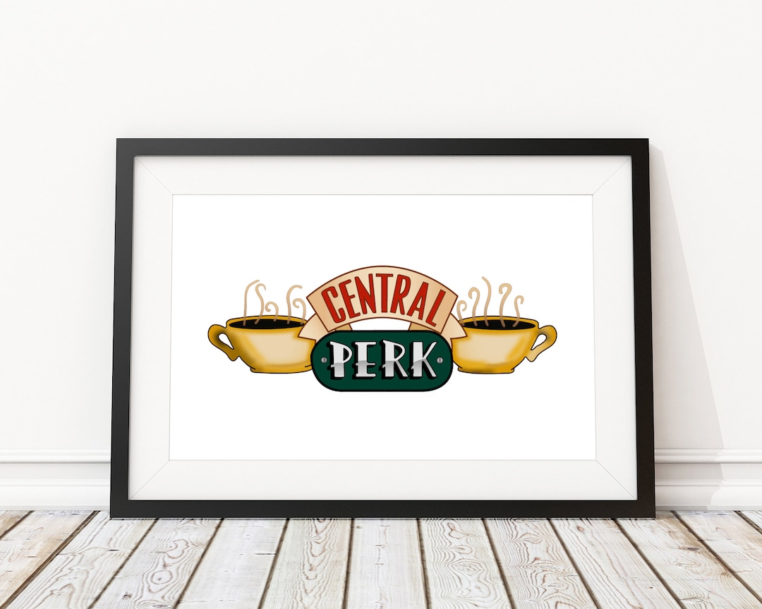 Friends Central Perk Framed Poster