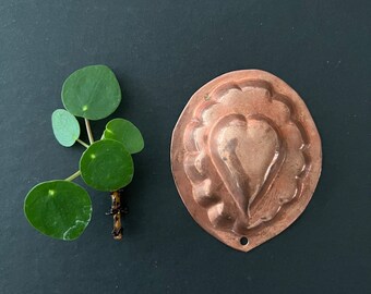 Heart (or pear?) copper mold