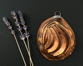 Handmade vintage Swedish copper mold