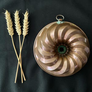 Vintage Swedish bundt copper mold