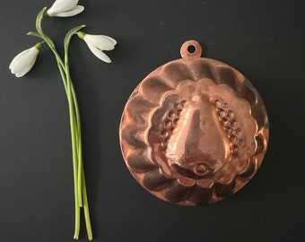 Vintage pear copper mold