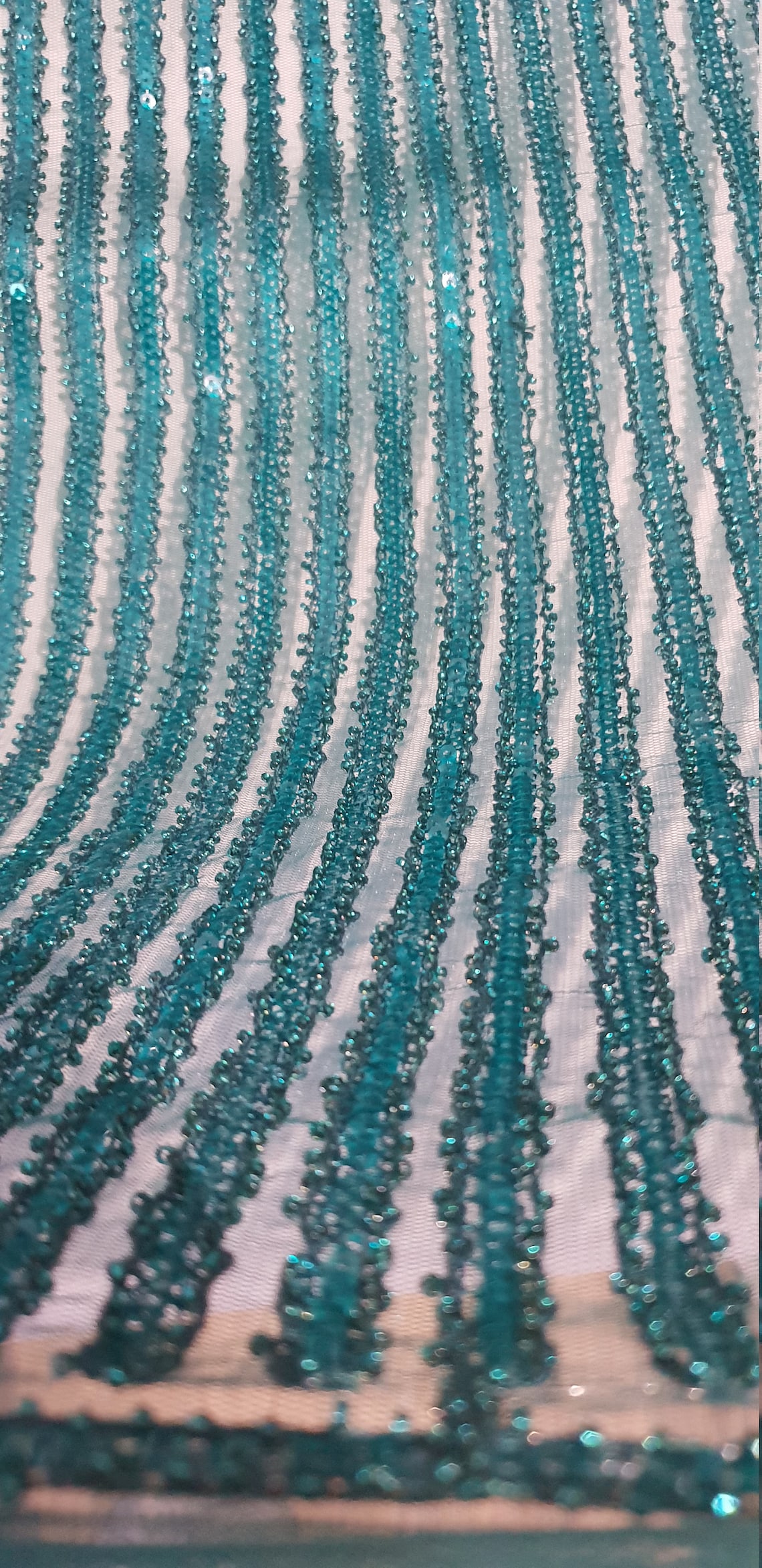 Beaded Fabric Crystal Beading Luxury Fabrics Handbeaded Etsy