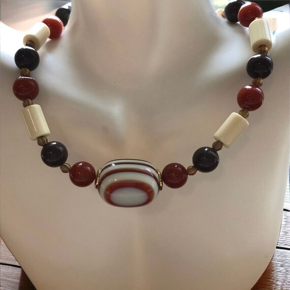 Sarah Coventry beaded necklace, vintage Sarah Cov… - image 7