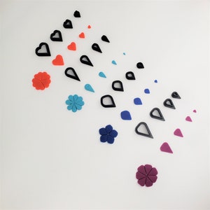 Flower Petal Cookie Cutter, Flower Petal Polymer Clay Cutters, Flower Petal Clay Cutters, Flower Petal Playdough Cutters