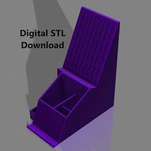 STL-Datei für den 3D-Druck für Medium Skinny Desktop Organizer Display mit Telefonhalter (Heim und Büro) FDM-Drucker