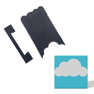 Cloud Soap Scraper Shaping Tool with Depth Adjuster