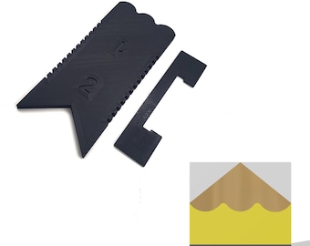 Pencil Soap Shaper Tool, Triangle Scallop Scraper, Cold Process Soapmaking