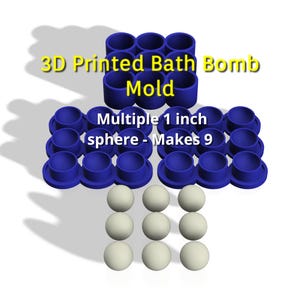 1 inch Multi Sphere Bath Bomb Mold