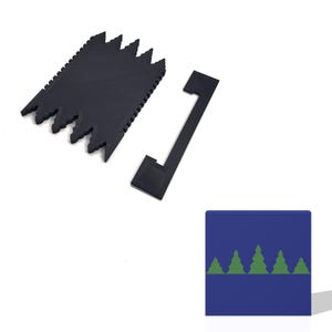 Tree Line Soap Scraper, Cold Process Soap Shaping Tool, with Depth Adjuster