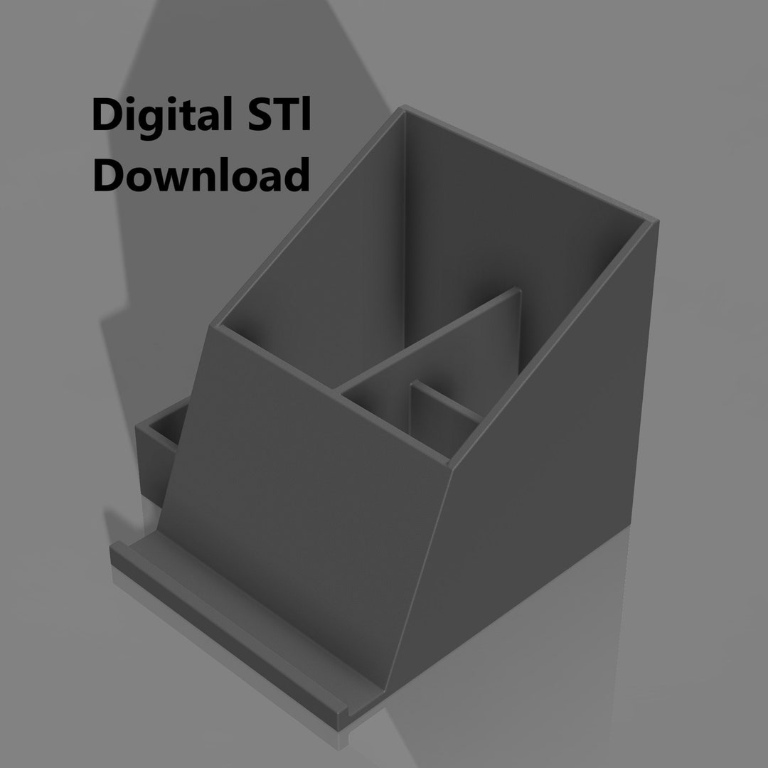 3D Printer STL File: Small Desktop Organizer (digital Download) - Etsy