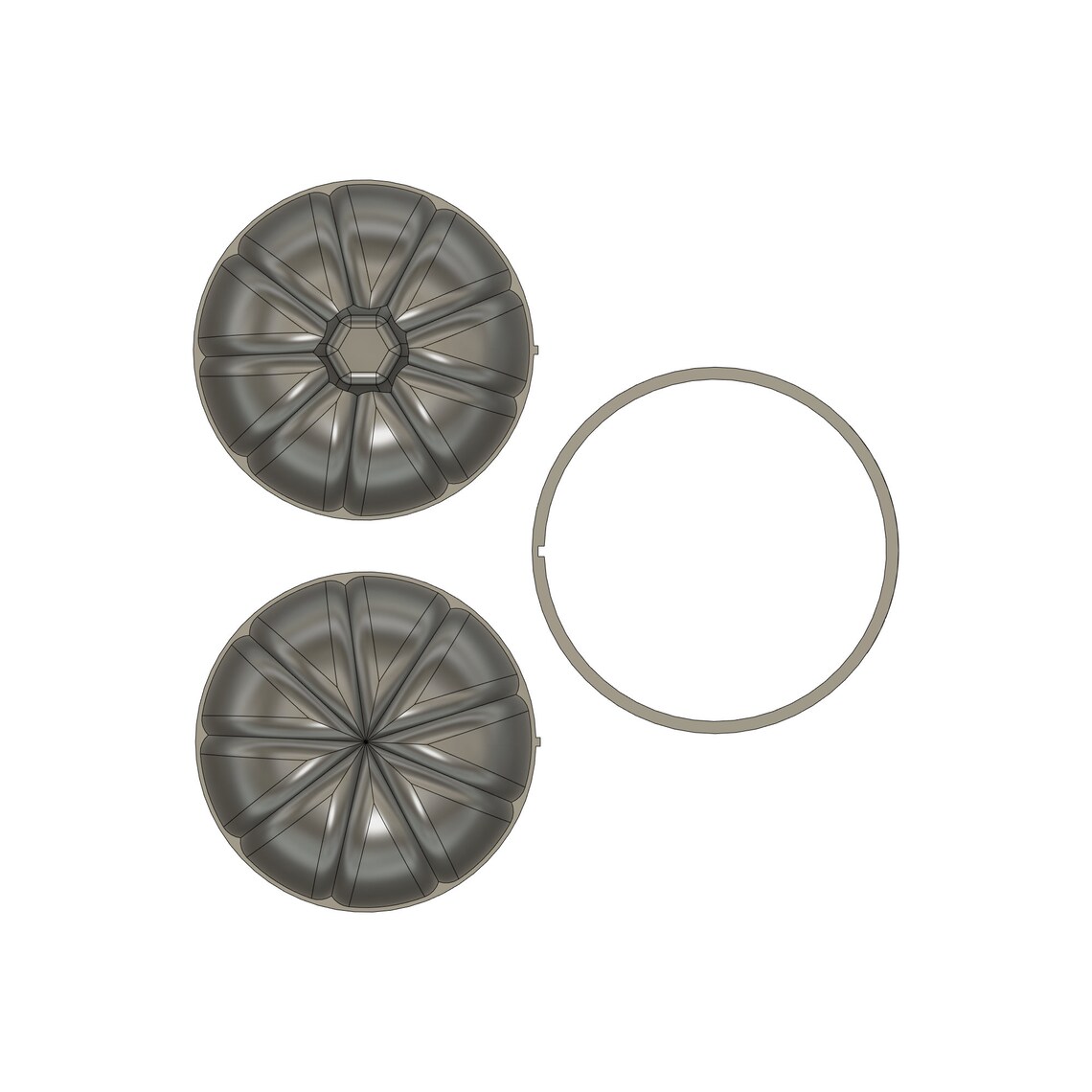 STL file for bath bomb 3 inch 3D Plain Pumpkin Bath Bomb Mold Etsy