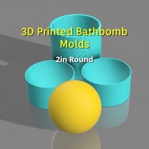 2 inch Round Bath Bomb Mold