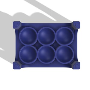 2.5in Bath Bomb Stacking Tray STL File, Drying & Storage (Digital Download) image 4