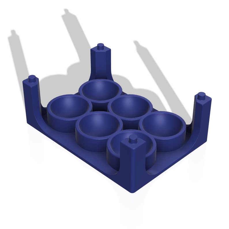 2.5in Bath Bomb Stacking Tray STL File, Drying & Storage (Digital Download) image 2