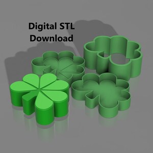 STL file for bath bomb Clover Bath Bomb Mold (Saint Patricks&#39; Day, St Pattys Day, Holiday, Seasonal) for FDM Printers
