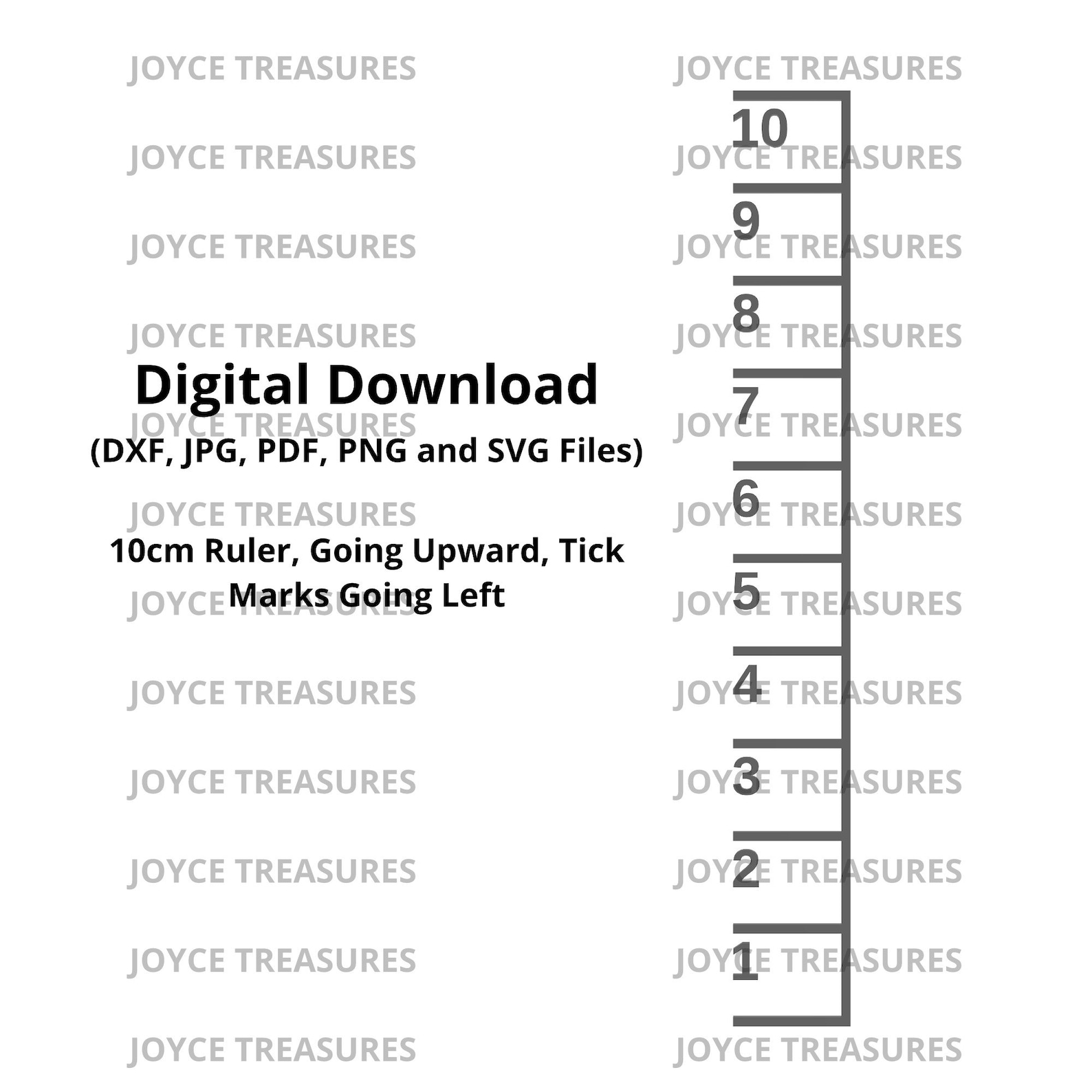 10 Cm Accurate Ruler With Numbers Ruler Going Up Tick Lines Etsy