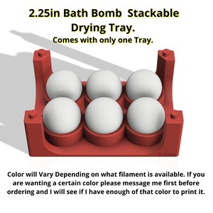 2.25in Bath Bomb Drying Tray, Stackable