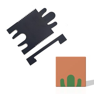 Cactus Soap Scraper Shaping Tool, Cold Process Soap, Inverted Shape