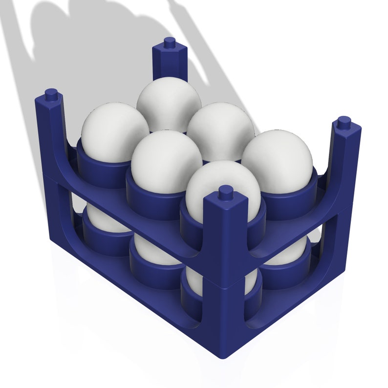 2.5in Bath Bomb Stacking Tray STL File, Drying & Storage (Digital Download) image 7