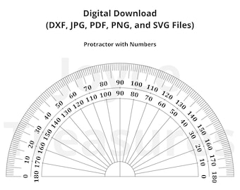 protractor svg etsy