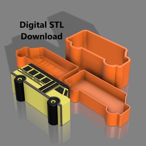 STL file for bath bomb School Bus Bath bomb Mold, School Bus Bathbomb Mold, Back to School bath bomb Mold (Digital Download)