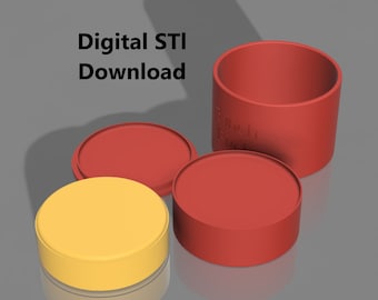 3in Shampoo Bar & Bath Bomb Mold STL File (Digital Download)