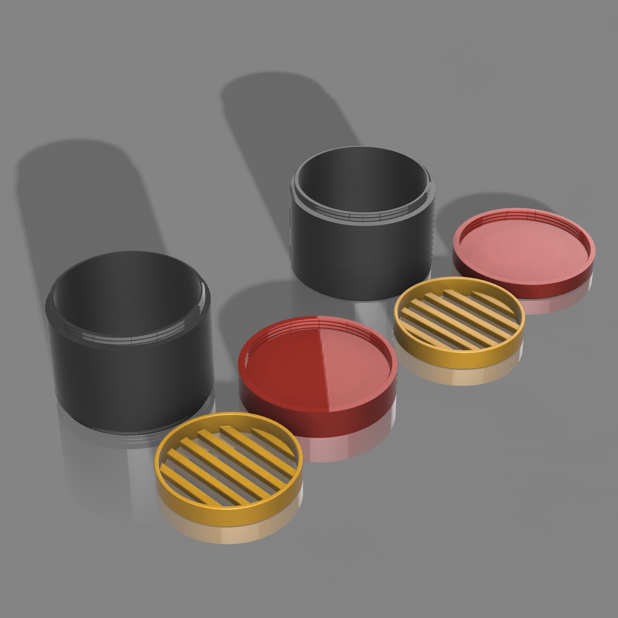 2.25in Shampoo Bar Box Travel Storage Round Soap Bar Etsy