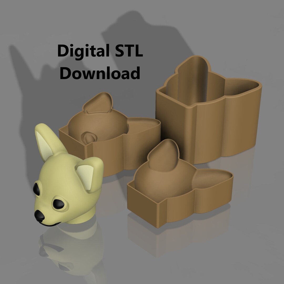 STL File for Bath Bomb Chihuahua Bathbomb Mold, Chihuahua Bath Bomb
