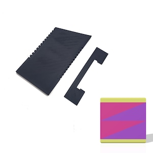 Flat and Angled Soap Scraper Tool for cold process, 3D Printed