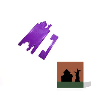House & Tree Soap Scraper, Cold Process Soap Shaping Tool