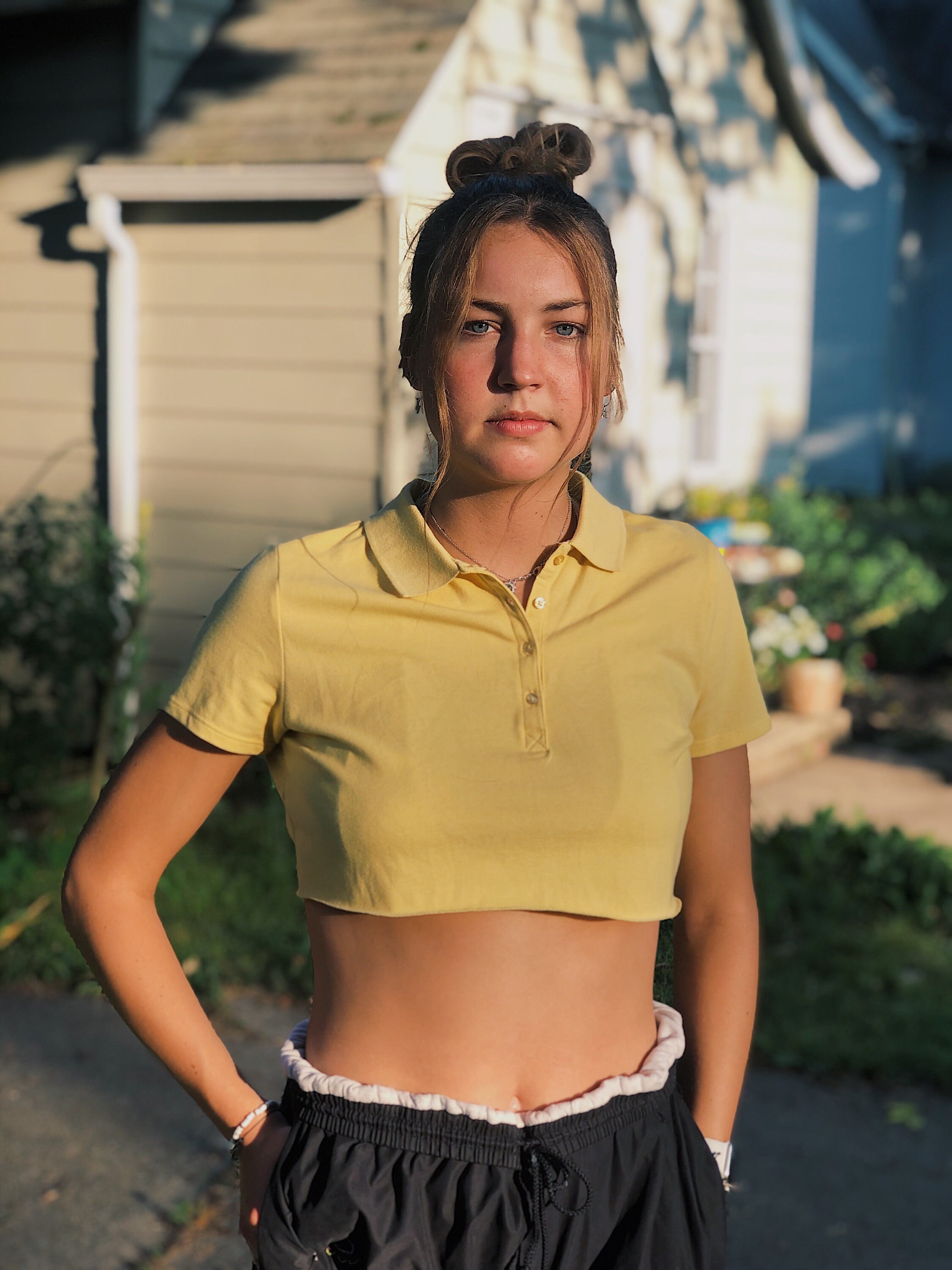 cute cropped polo shirts