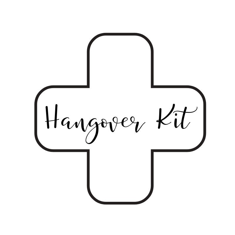Wedding Hangover Kit PDF Download Etsy