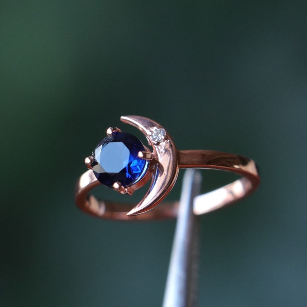 Moon Ring - Etsy