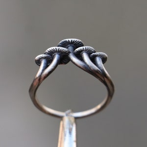 Mushroom Ring, 925 Sterling Silver Mushroom Ring, Complementary Mushroom Ring, Ring Suitable For Couple Rings, Mushroom Silver Ring