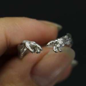 925K Sterling Silver Michelangelo Ring, Creation of Adam Ring, Sistine Chapel Handmade Ring, Sterling Silver Renaissance, Renaissance Art