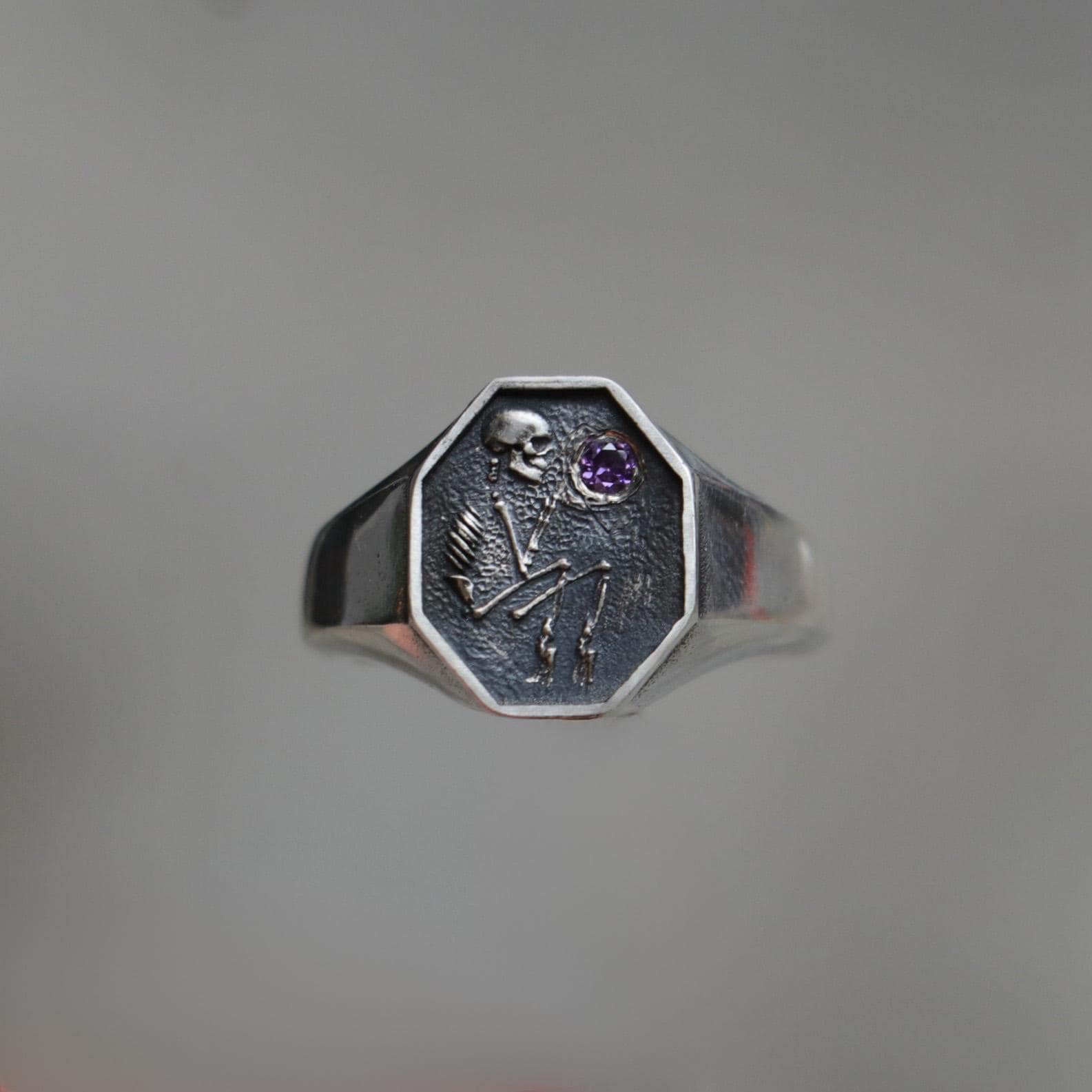 Memento mori ring antique - Etsy 日本