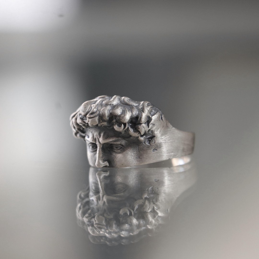 Solangelo Rings Design Michelangelo's David Silver Ring: Renaissance Art Jewelry - Etsy