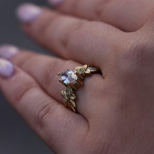 Amethyst 925 Silver Marquise Ring, Flower Amethyst Ring, Purple Stone Silver Ring, Alternative Amethyst Engagement Ring,Unique Amethyst Ring image 14