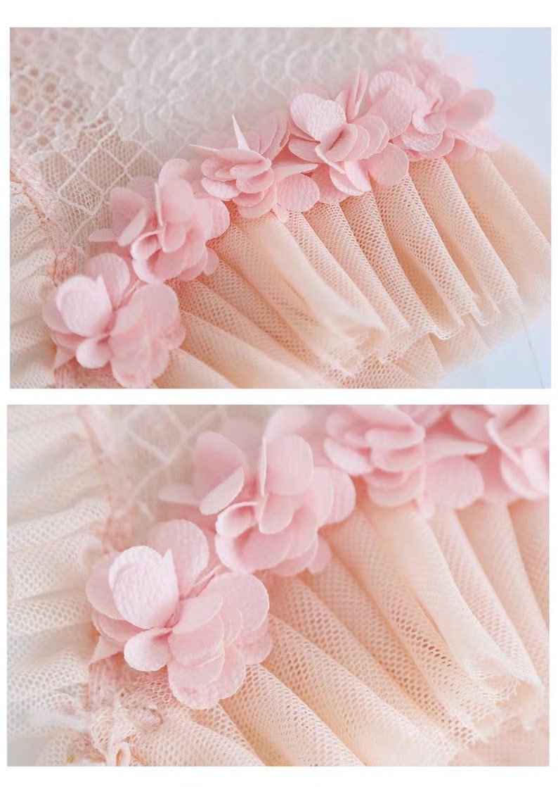 Ruffles Lace Women Underwear Pink Lingerie Intimate Clothes Etsy