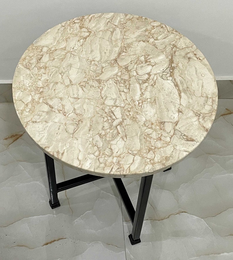 Marble Table Top Beige Marble Coffee Table Center Table Etsy