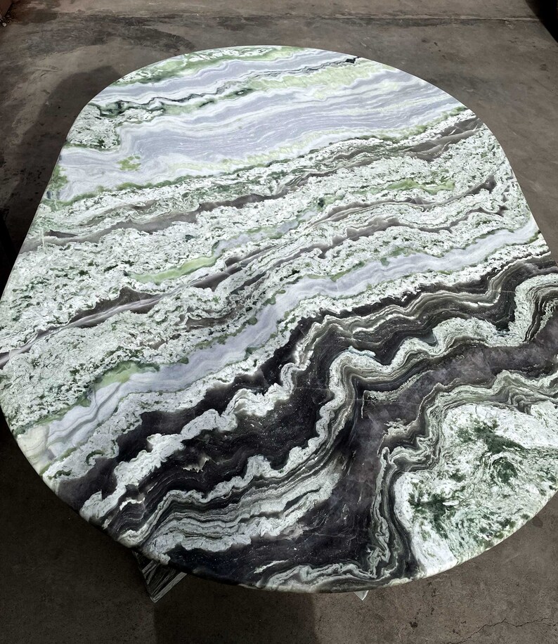 Onyx Marble Dinning Table Green Onyx Marble Coffee Table Din Etsy