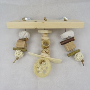 Meadowland ‘Three’s A Crowd’ Activity Ledge for small animals including chinchillas rats hamsters mice ferrets degu's birds