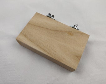 10x20 cm 4x8 in Chipmunk Small Animals Lestino Hamster Wooden Platform Shelf Natural Wood Springboard for Chinchilla Bird 