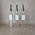 250 ml Personalised Oil and Vinegar Dispenser Bottle: 250 ml with White Label