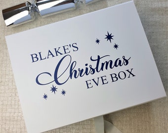 Personalised Christmas Eve Boxes, Santa box, Large Christmas Eve box, Christmas Eve gift box for child, Reusable Xmas Eve Box